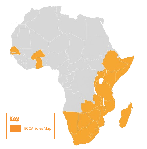 Ecoa Sales Map